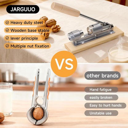 Nutcracker Heavy Duty Nut Cracker Tool for Pecans Walnuts Chestnuts  Manual Nut Crackers