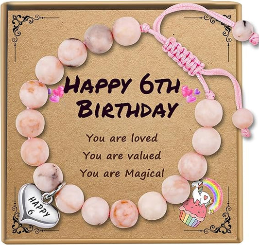 Beaded Bracelets as 1/2 1 2 3 4 5 6 7 8 9 10 11 12 13 14 15 16 Year Old Birthday Gift, Adjustable Cross/Pearl Bracelet as Happy Birthday Gifts