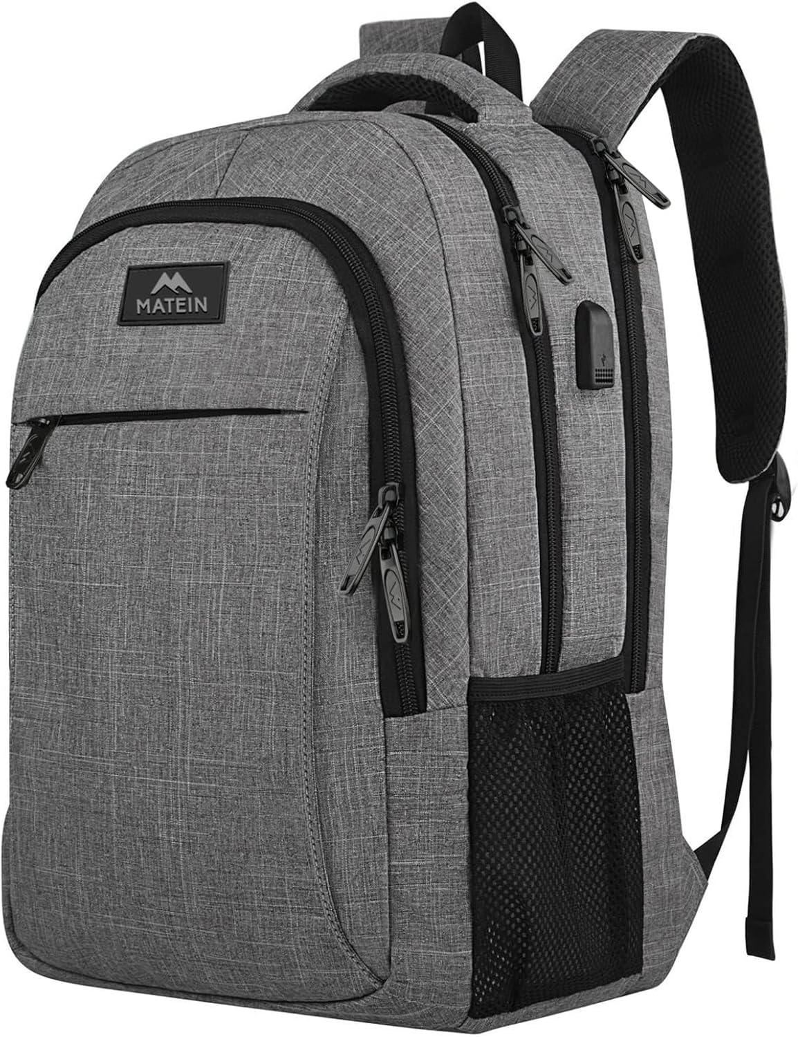 Travel Laptop Backpack Business Anti Theft Slim Sturdy Laptops Backpack with USB Charging Port Water Resistant College