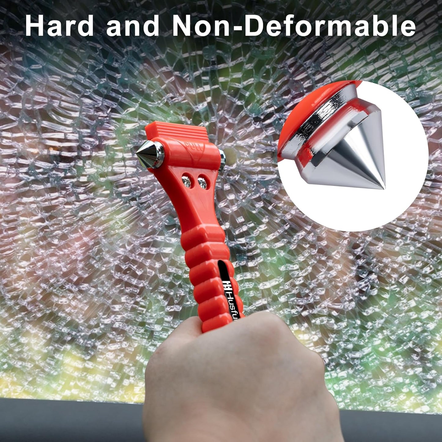 Set of 2 Auto Car Escape Tool Car Window Glass Hammer Breaker and Seat Belt Cutter Escape 2-in-1 Tool, for Family Rescue