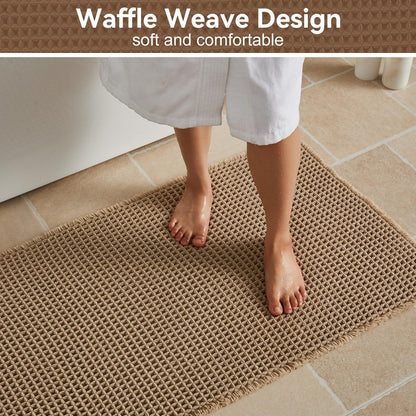 Small Boho Bathroom Rugs Non Slip Washable Ultra Soft Super Absorbent Quick Dry Farmhouse