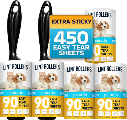 Lint Rollers for Pet Hair Sticky Remover for Couch Clothes Furniture and Carpet Dog Hair Remover Cat Hair