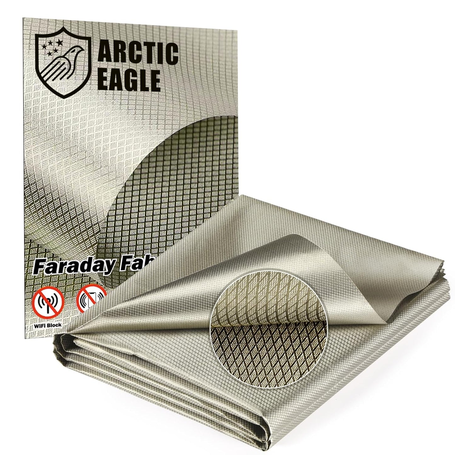 Conductive Electromagnetic Interference Reduction Cloth for Faraday Cage 43" x 118"