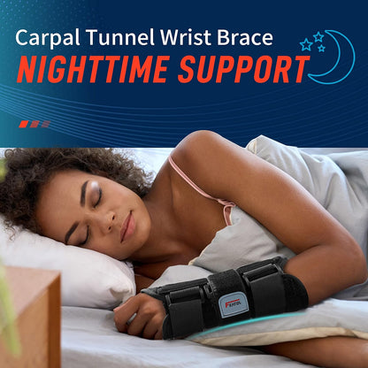 Hand Brace Carpal Tunnel Wrist Splint Night Support for Women Men Pain Relief Support