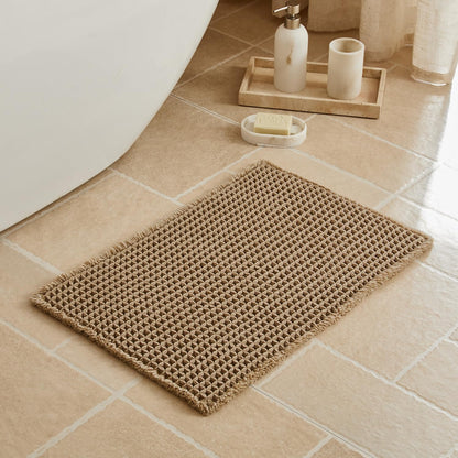 Small Boho Bathroom Rugs Non Slip Washable Ultra Soft Super Absorbent Quick Dry Farmhouse