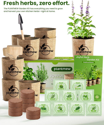 Culinary Heirloom Seed Kits for Indoor/Outdoor Planting  Unique Gardening Gifts for Mom Women New Home & Kitchen