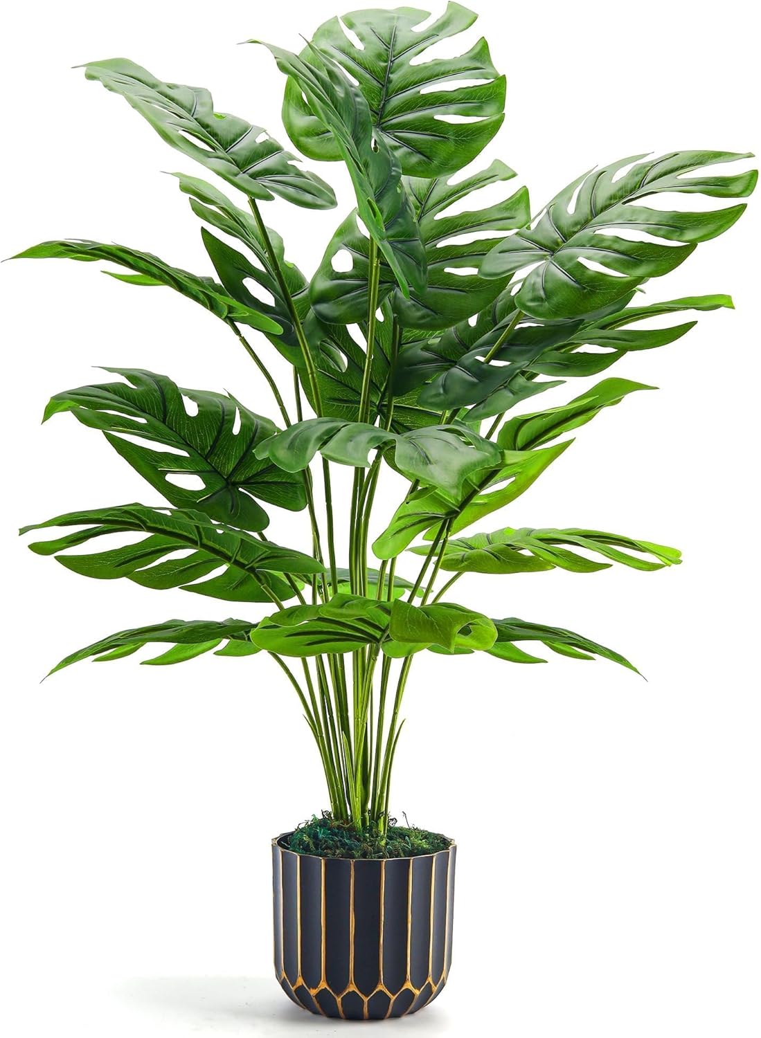 Plants Tall Artificial Monstera Faux Plants Indoor Outdoor Tree for Living Room Home