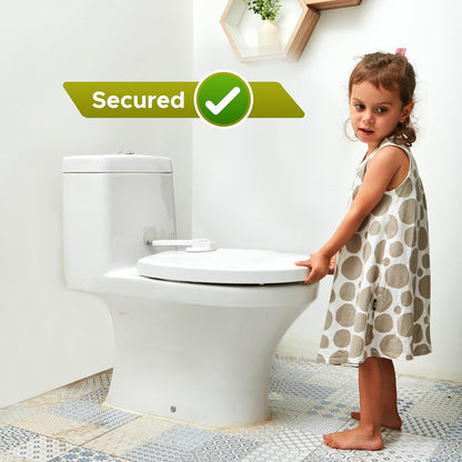3 Pack Ideal Baby Proof Toilet Lid Lock with Arm No Tools Needed Easy Installation with 3M Adhesive