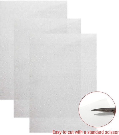 5 Pcs Mesh Plastic Reinforcing Stainless Steel Wire Mesh Screen for Thermoplastic Repairs,5.9 x 7.9inch