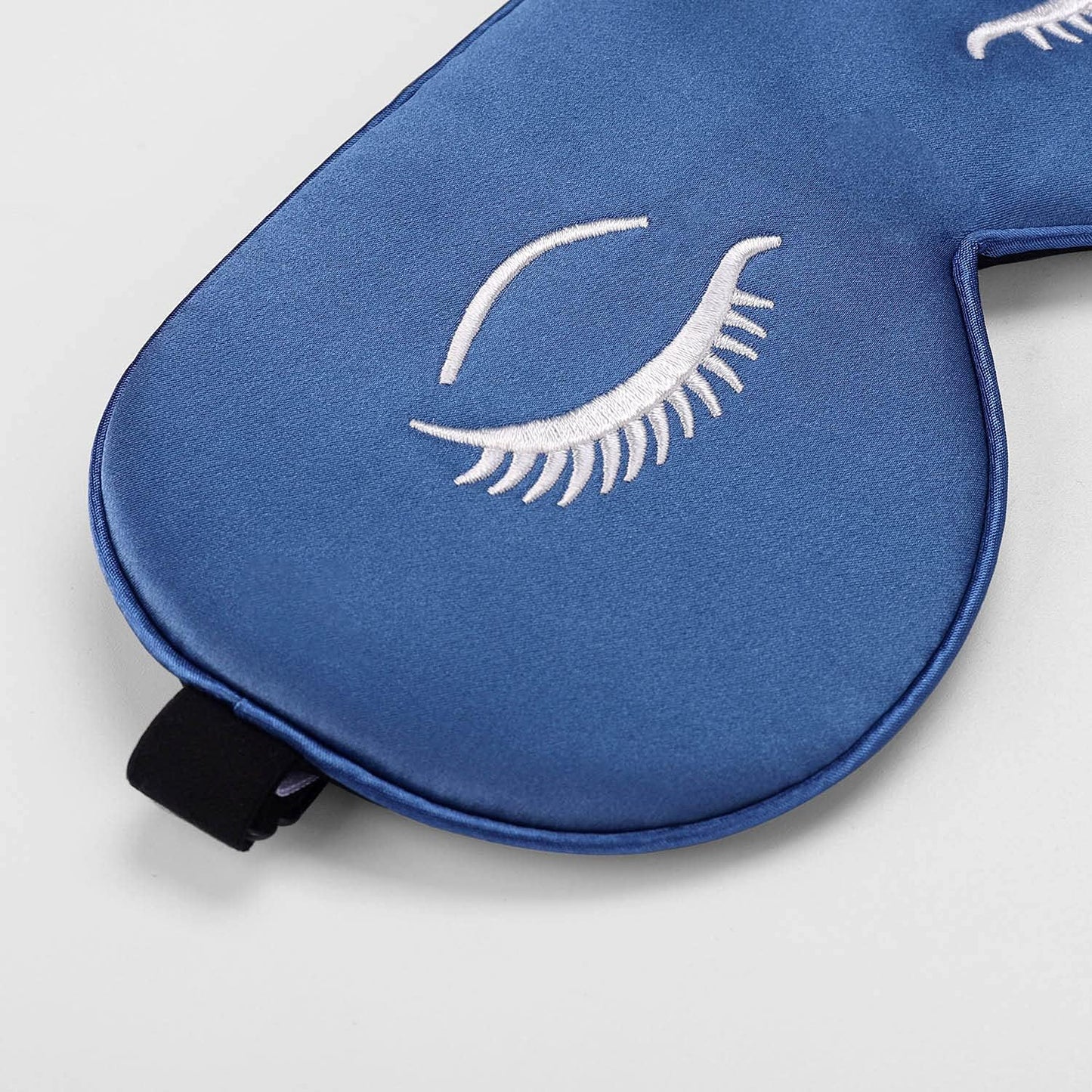 Mulberry Silk Sleep Mask Luxury Cool and Lustrous Eye Cover for Sleeping Embroidery Gift Ready Packaging