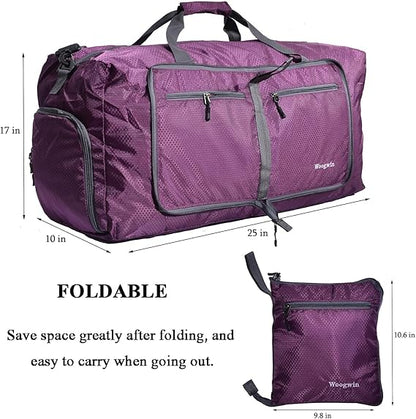 Travel Duffel Bag Large Foldable Waterproof Overnight Bag for Beach Swim Bags Pool