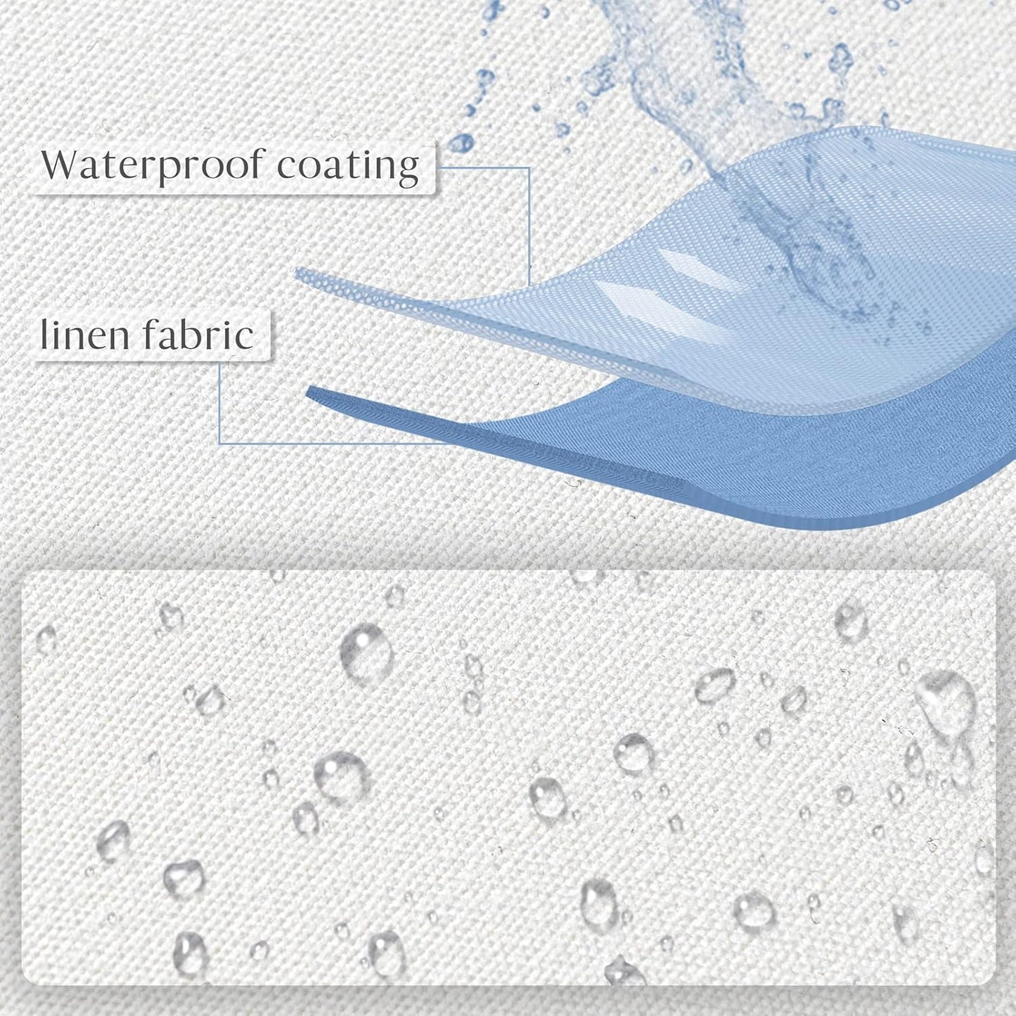 Outdoor Pillows 18 x 18 Pillow Inserts Set of 4 Waterproof Throw Pillow Inserts Hypoallergenic for Patio Water Resistant