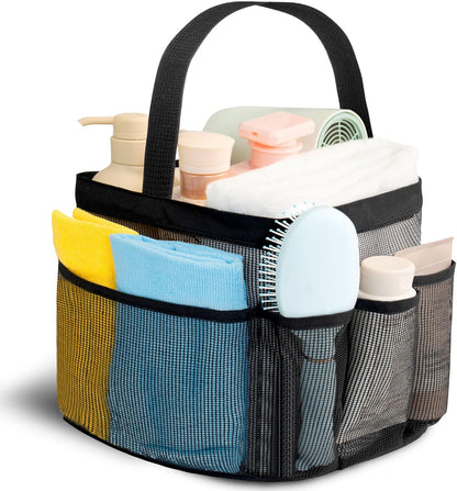 Shower Caddy Portable for College Dorm Room Essentials for Girls with 9 Pockets Large Capacity Shower Basket
