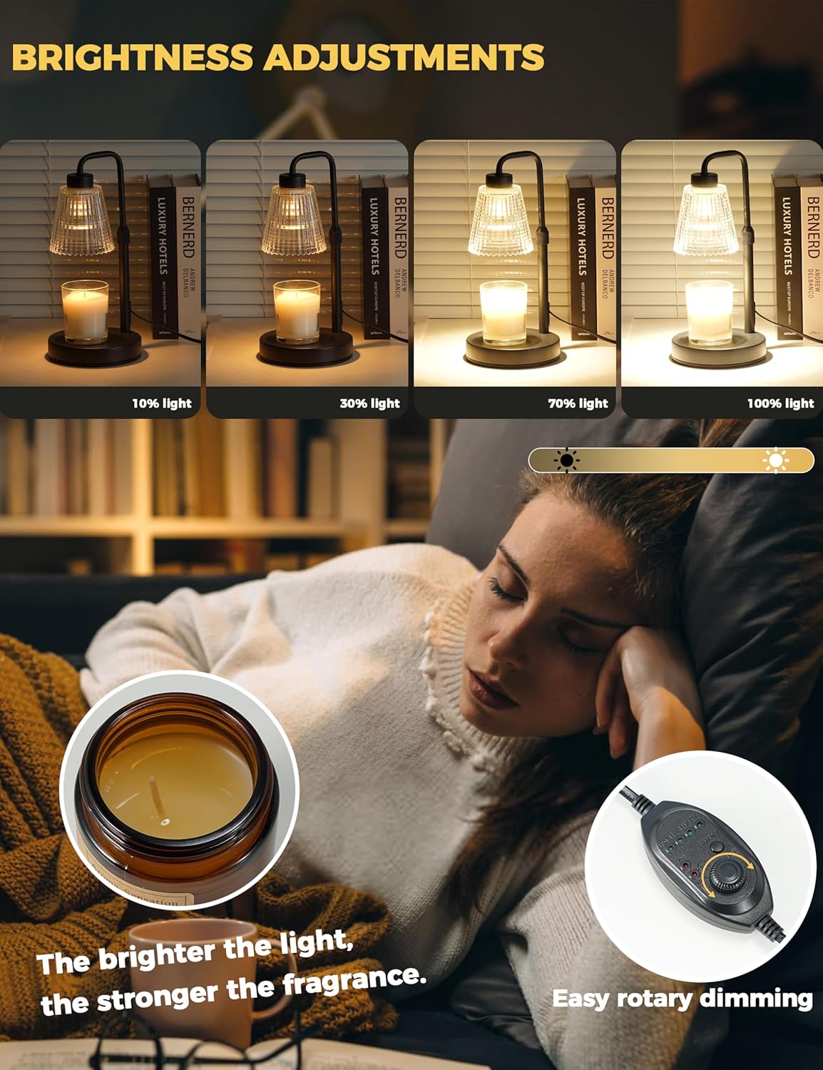Warmer Lamp with Timer Dimmable Birthday Gifts for Women Mom, House Warming Gifts New Home Decor
