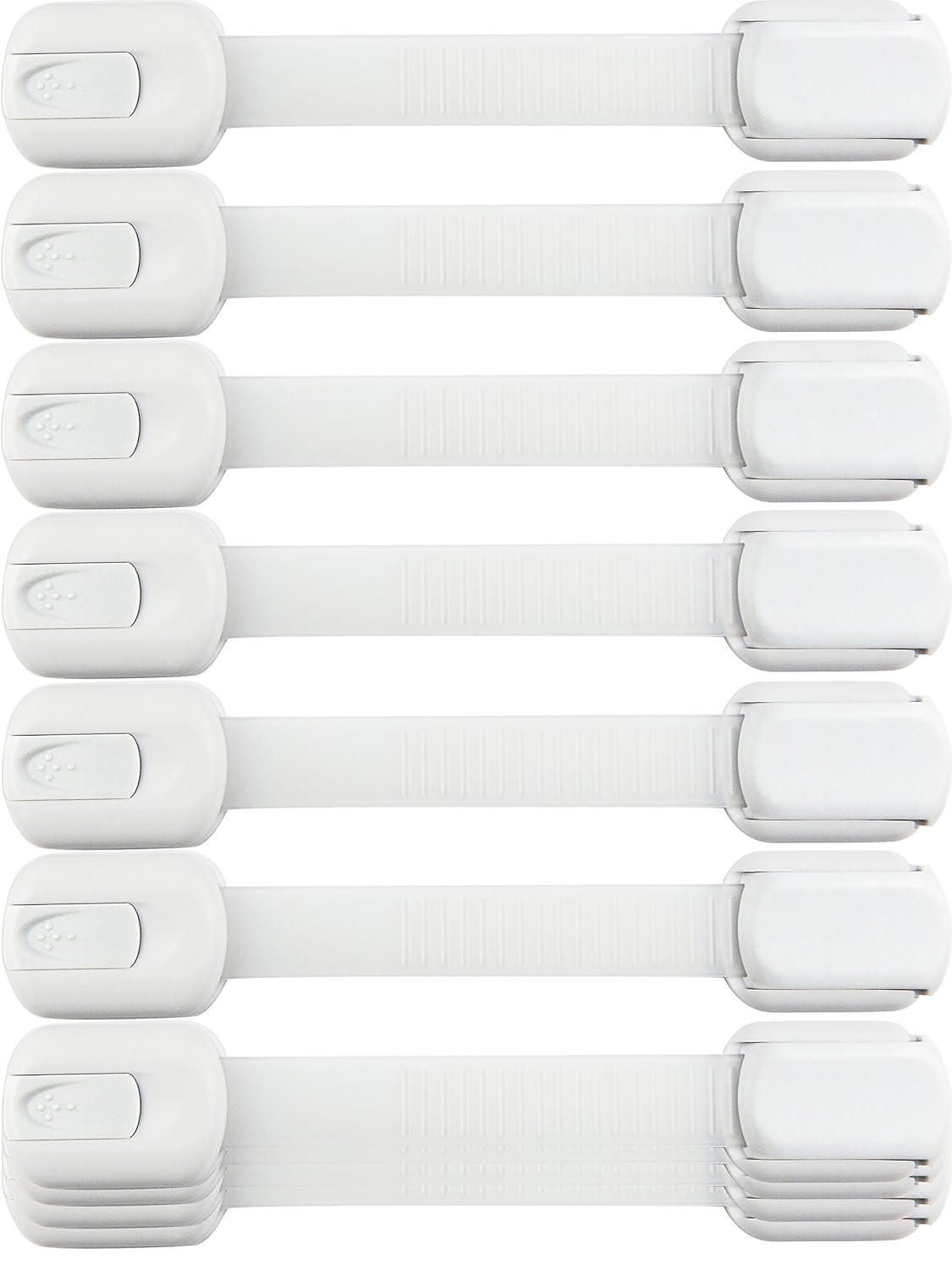 10 Pack Baby Locks for Cabinets and Drawers Toilet Fridge & More 3M Adhesive Pads Easy Installation