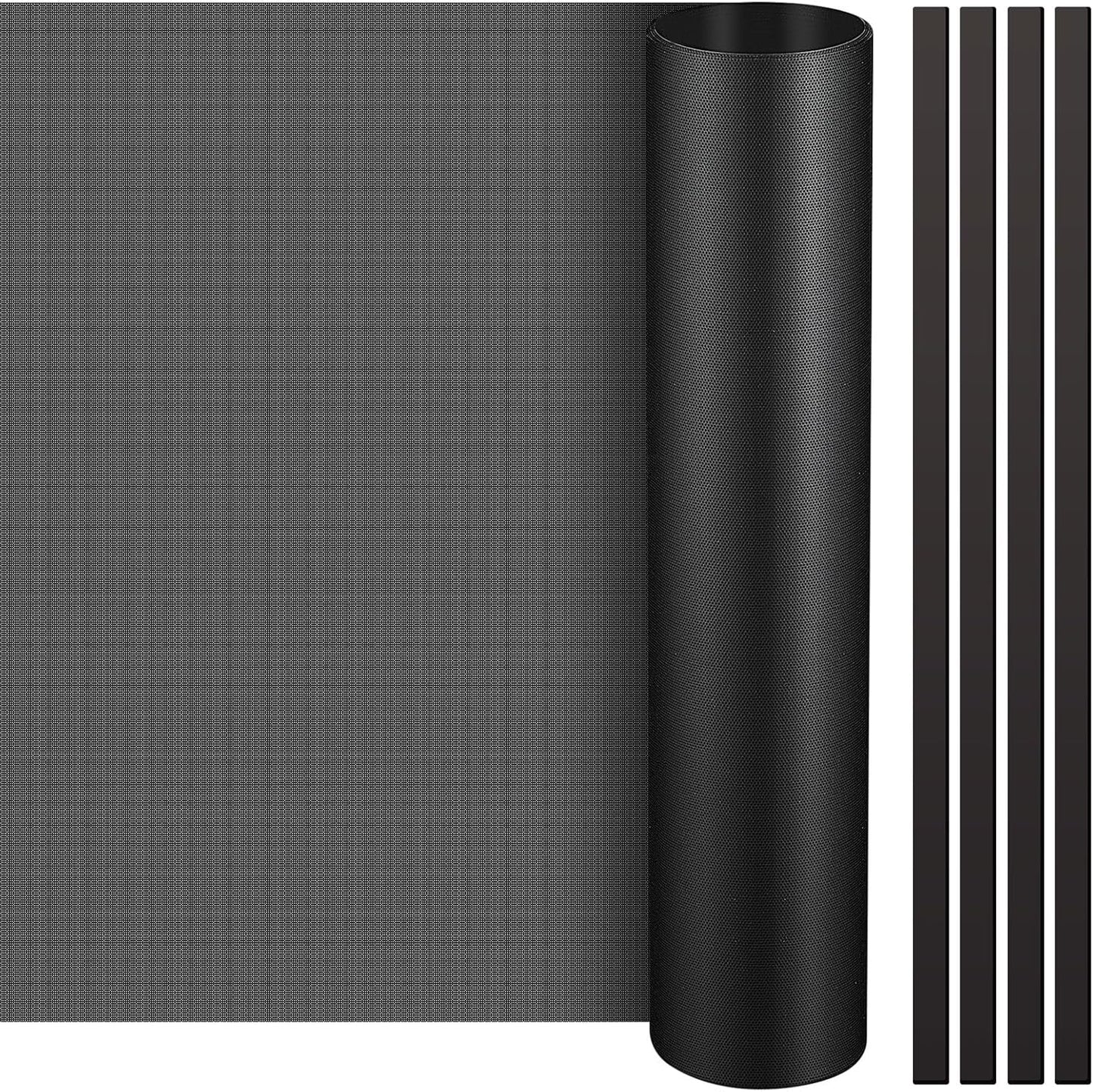 1 Pcs 1000 x 300 mm DIY PC Case Dust Filter PC Fan Mesh Filter Air Vent Covers PVC Dustproof Cover with Magnetic Strip