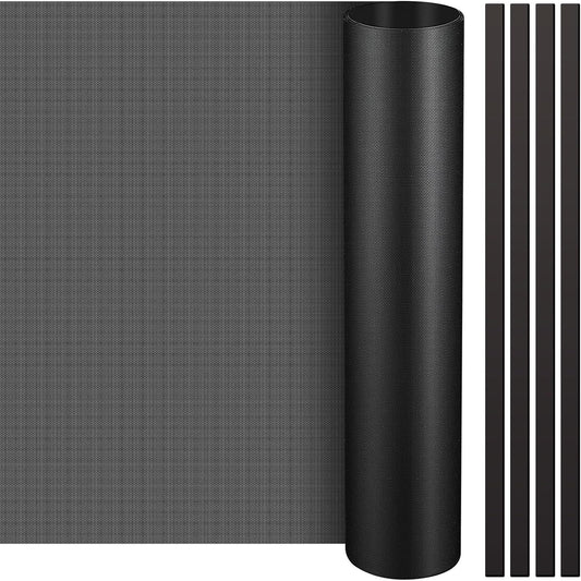 1 Pcs 1000 x 300 mm DIY PC Case Dust Filter PC Fan Mesh Filter Air Vent Covers PVC Dustproof Cover with Magnetic Strip