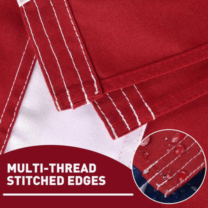 American Flag for Outside 3x5 FT Deluxe Heavy Duty Spun Polyster TearProof and Waterproof Super Tough Series