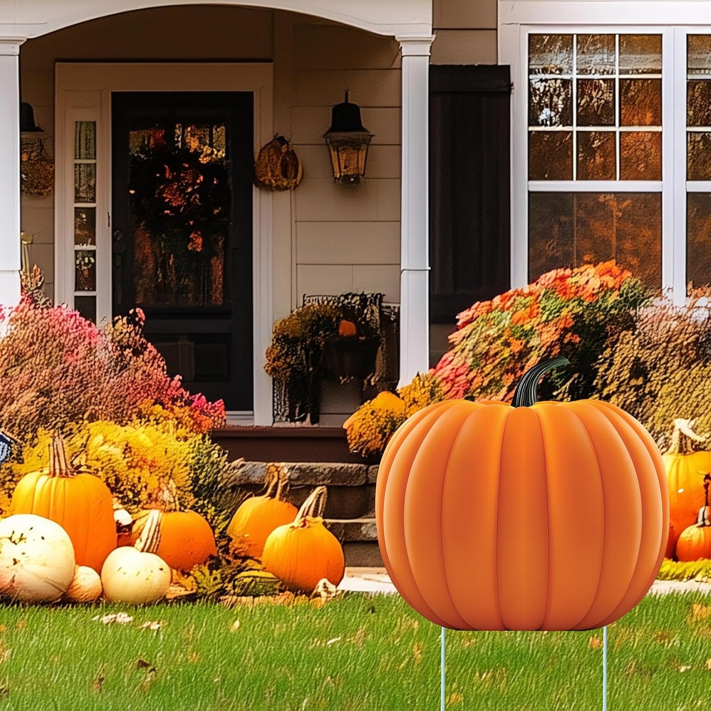 Yard Sign Home Outdoor Lawn Decoration With Stakes Scary Spooky Decor