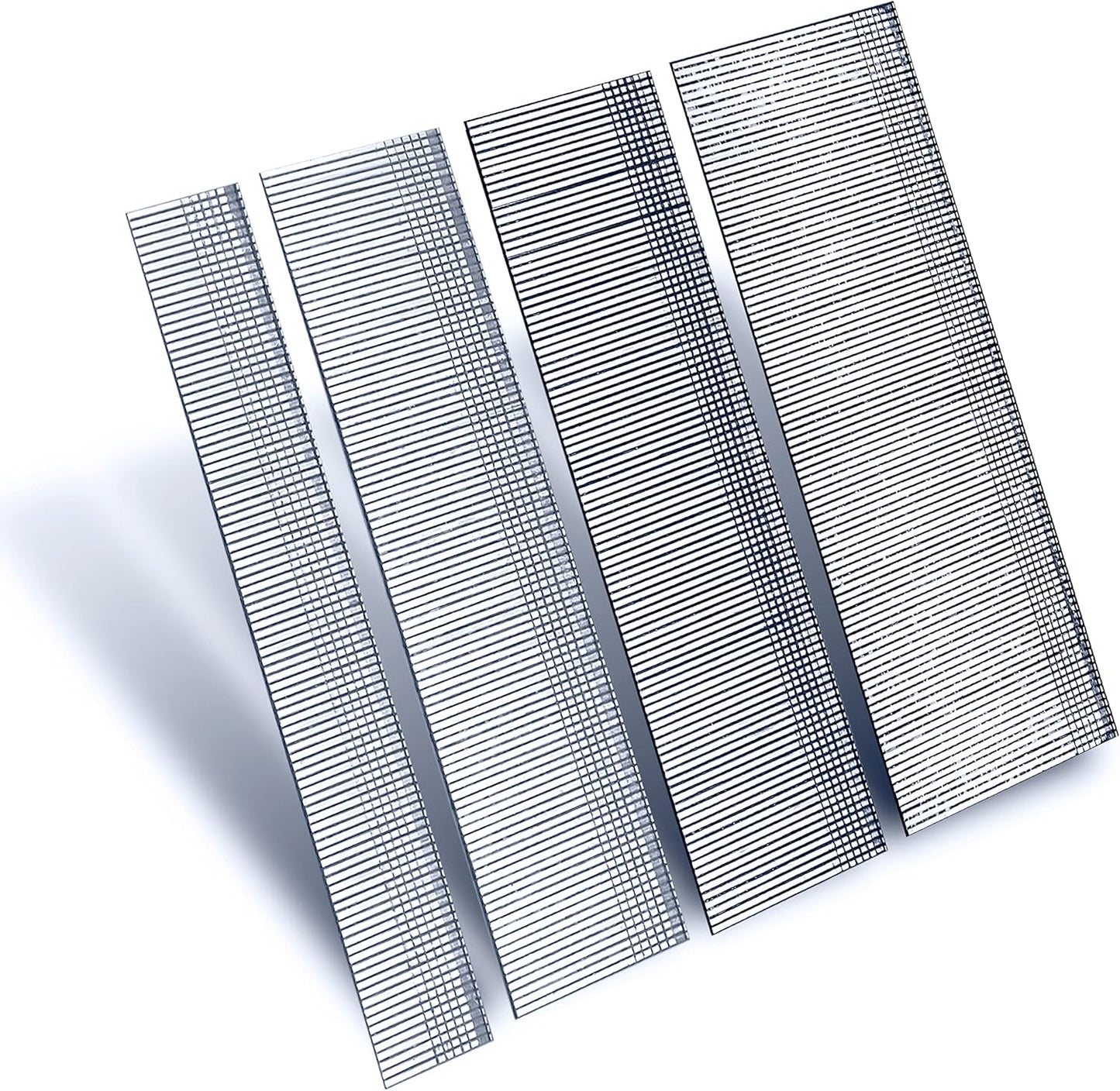 18 Gauge Brad Nails 4 Sizes (2",1-1/2",1-1/4",3/4") Galvanized 18 GA Nail Gun Nails Assorted and Small Finishing Nails