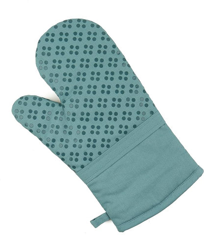 9-Piece Kitchen Set  Blue 100% Cotton Terry Dish Towels Dishcloths Oven Mitts and Pot Holders