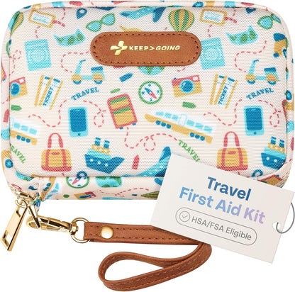 Travel First Aid Kit for Car Home Hiking Camping and Outdoor Emergencies First Aid Kit Travel