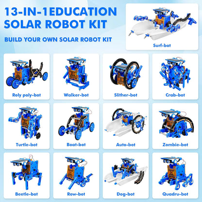 Education Solar Power Robots Toys for Boys Age 8+  Educational Toy DIY Science Kits for Kids