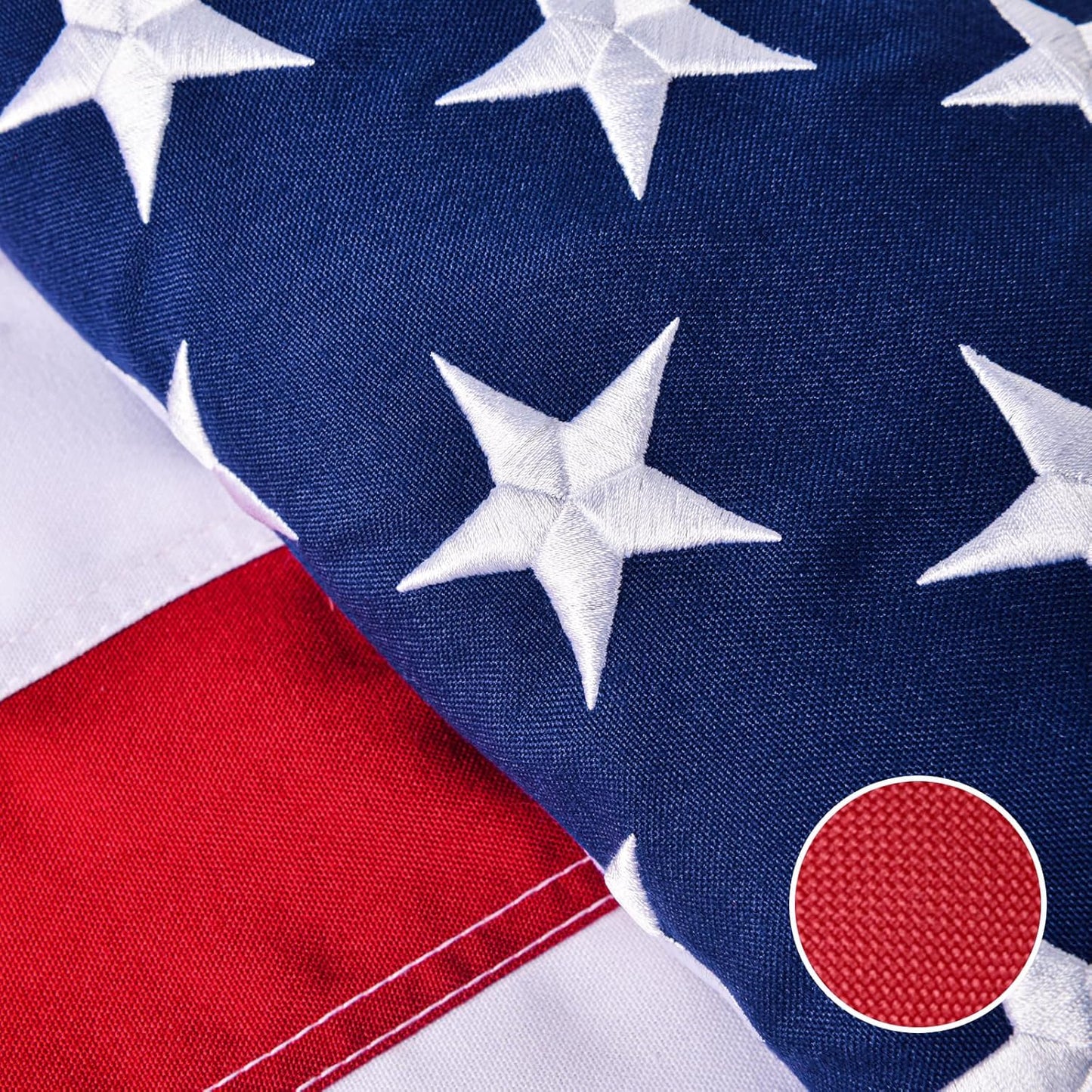 American Flag for Outside 3x5 FT Deluxe Heavy Duty Spun Polyster TearProof and Waterproof Super Tough Series