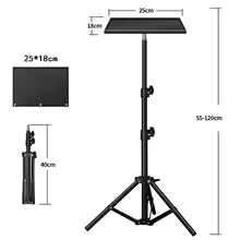 Universal Projector Tripod Stand Camera Laptop Platform Holder Adjustable Height Tabletop Floor Projector Stand withTray