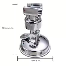 Suction Cup Shower Head Holder – Stainless Steel, No Drilling, Easy Installation