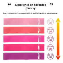 Yoga Resistance Band  TPE Material Soft & High Elasticity, for Yoga & Glute Squats, Durable