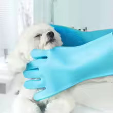 Silicone Pet Hair Removal Gloves Massage Beauty Cleaning Shower Gloves Dog&Cat Shower Gloves Scratch