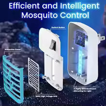 Plug in Bug Zapper Indoor Flying Insect LED Trap Eco-friendly Household Summer Electric Mosquito Bug Insect Killer