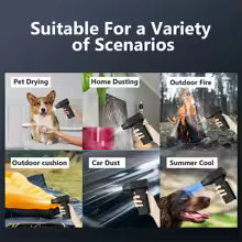 Mini Fan Electric Air Duster Adjustable wind speed Portable Fan Violent Blower Rechargeable Car Cleaning