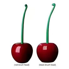 Cherry Shape Toilet Brush Long Handle Toilet Cleaning Brush Replaceable Nylon Soft Bristle Brush Bathroom