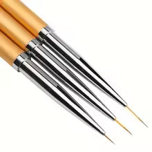 Nail art color drawing brush nail glue extension brush eyeliner brush set, French stripe nail eyeliner brush