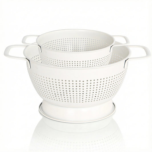 Stainless Steel Mesh Strainer Basket with Handle Fruit Rice & Veggie Washing Colander Kitchen Drain Tool