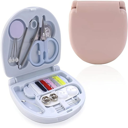 1 Glasses Bag Pink/blue Unisex Zipper Closure Scratch Resistant and Durable Suitable for Glasses