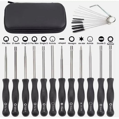 12 Pcs Set Specialized Small Carburetor Screwdriver And Brush Adjustment Tool Single D Double