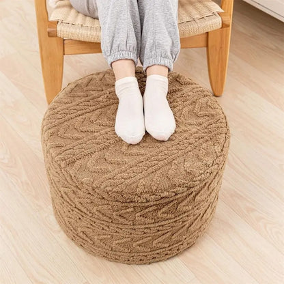 Ottoman and Foot Rest 20 x 20 x 14 Inches Floor Pouf Boho Foot Stool Home Decor for Couch Sofa