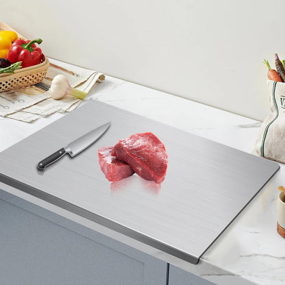 304 Stainless Steel Cutting Board Butcher Block Household Rolling Board Kitchen Supplies Food Preparation