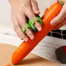 1 Easy and Convenient Black Green Peeler Sharp Blade Non Slip Grip Suitable for Kitchen and Camping