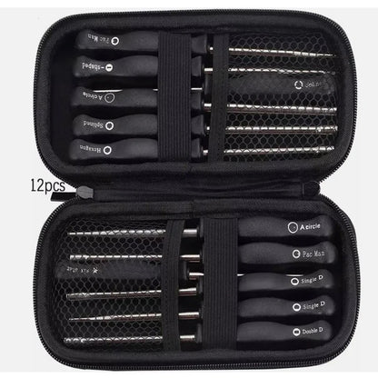 12 Pcs Set Specialized Small Carburetor Screwdriver And Brush Adjustment Tool Single D Double