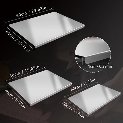 304 Stainless Steel Cutting Board Butcher Block Household Rolling Board Kitchen Supplies Food Preparation