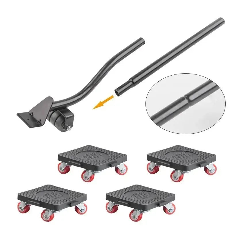 Furniture Moving Transport Roller Set Removal Lifting Moving Tool Set Wheel Bar Mover moving Heavy