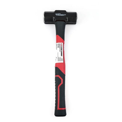 4 lb Sledge Hammer Fiberglass Handle Comfort Grip Double Injected Carbon Steel Head Heat Treated Drop