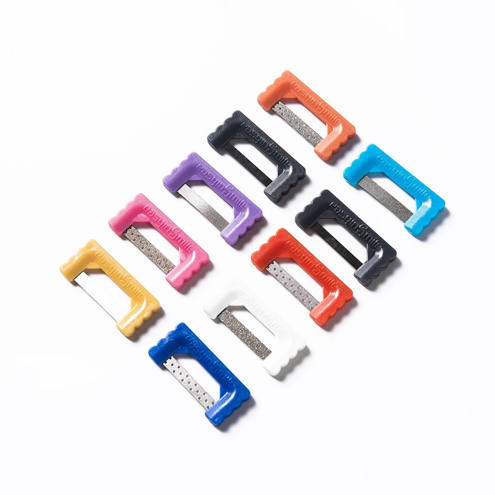 10Pcs Dental Orthodontic Quick Strips Serrated IPR Interproximal Enamel Reduction Polishing