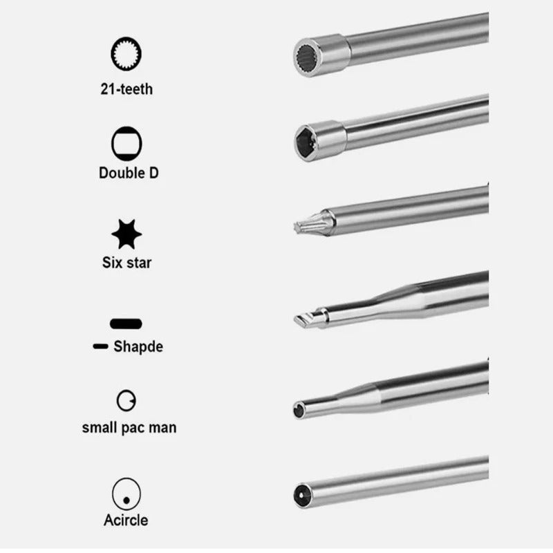 12 Pcs Set Specialized Small Carburetor Screwdriver And Brush Adjustment Tool Single D Double