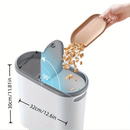 Toilet Trash Can Holder Clip Home Press Type Toilet Trash Can with Lid for Living Room Bedroom