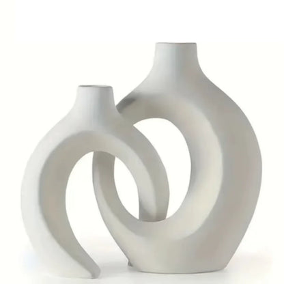 2pc ceramic vase artwork living room bedroom study cafe and other decorations Christmas gifts
